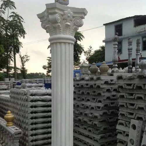 Roman Decorative Precast Concrete Pillars Column Molds For Sale