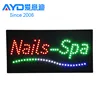 Customized Electronic LED Nail Signs with Phone Number Display