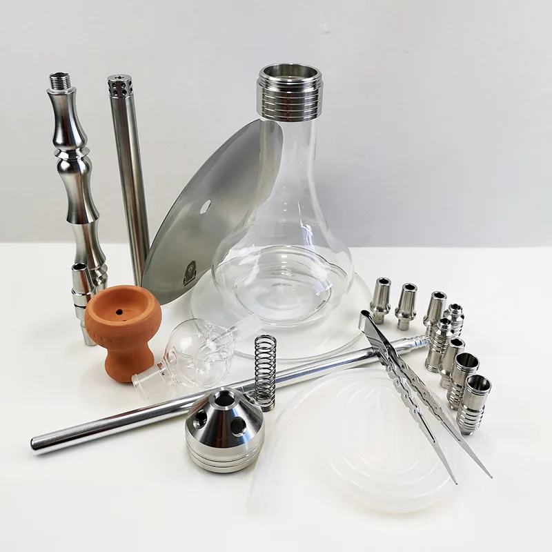 New High Quality Stainless Steel Hookah Shisha With Molasses Catcher