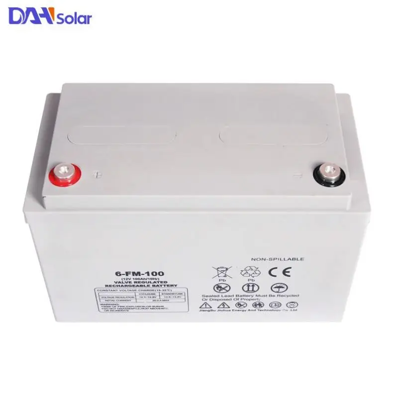 
18650 battery deep cycle 12V 120AH 150AH 200AH agm solar inverter battery charger 
