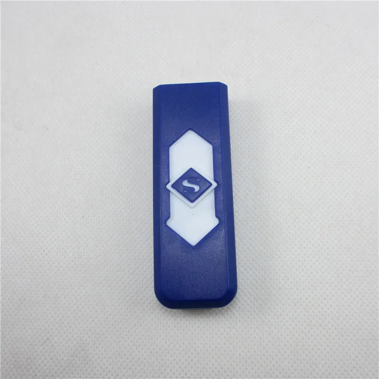 

Hot Sale Windproof Rechargeable Flameless USB Lighter, 12 colors available for usb lighter