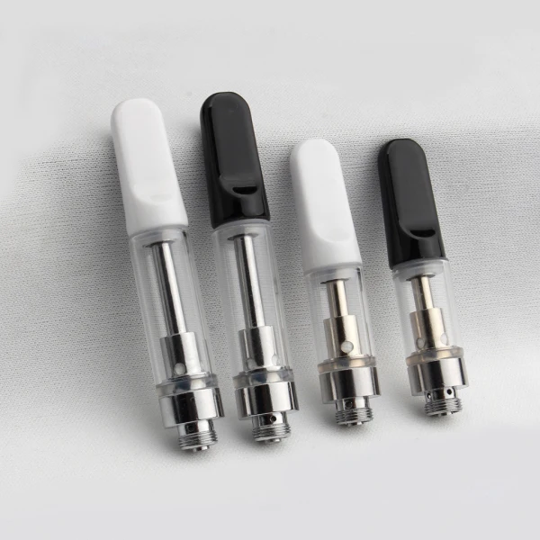 

High Quality Glass Ceramic coil wickless cbd Cartridge thick CO2 Oil Vapor Tank 0.5ml 1.0ml with factory low price