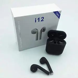 i12 TWS BT 5.0 Sports Stereo Earbuds Air-pods Wireless Blue tooth Touch Headphone Earphone