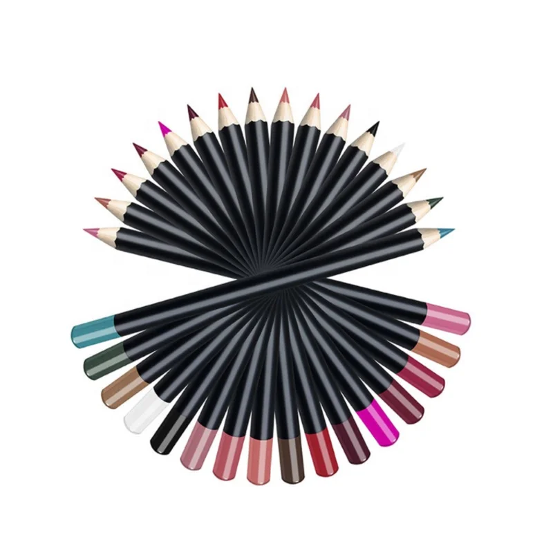 

Top Quality Private Label Lipstick And Eyeliner Pencil 16 Color Waterproof Lipliner