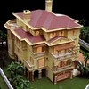 High precision real estate castle building house model making