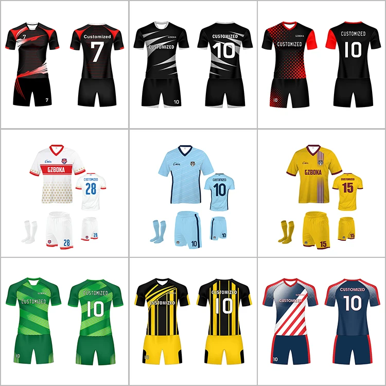 Factory Wholesale Football Uniforms Youth Soccer Jersey Design Your Football Kit Buy Design
