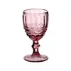 Factory supply Best quality 9oz purple color wine glass with short stem