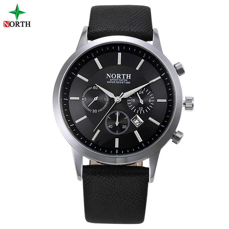 

NORTH 6009 Famous Brand Business Luxury Wristwatch Fashion Sports Quartz Men Watches