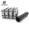 Wheel parts steel flange coupling nuts wheel spline heavy hex nylon lock nut