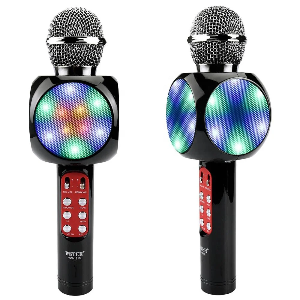Karaoke Wireless Bluetooth Microphones with Noise-canceling Electric Condenser Amplifier
