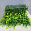 With flowers decorative artificial boxwood carpet for sale