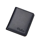 Bison Denim Mini Magro Dos Homens de Couro de Vaca Genu&iacute;na Carteira