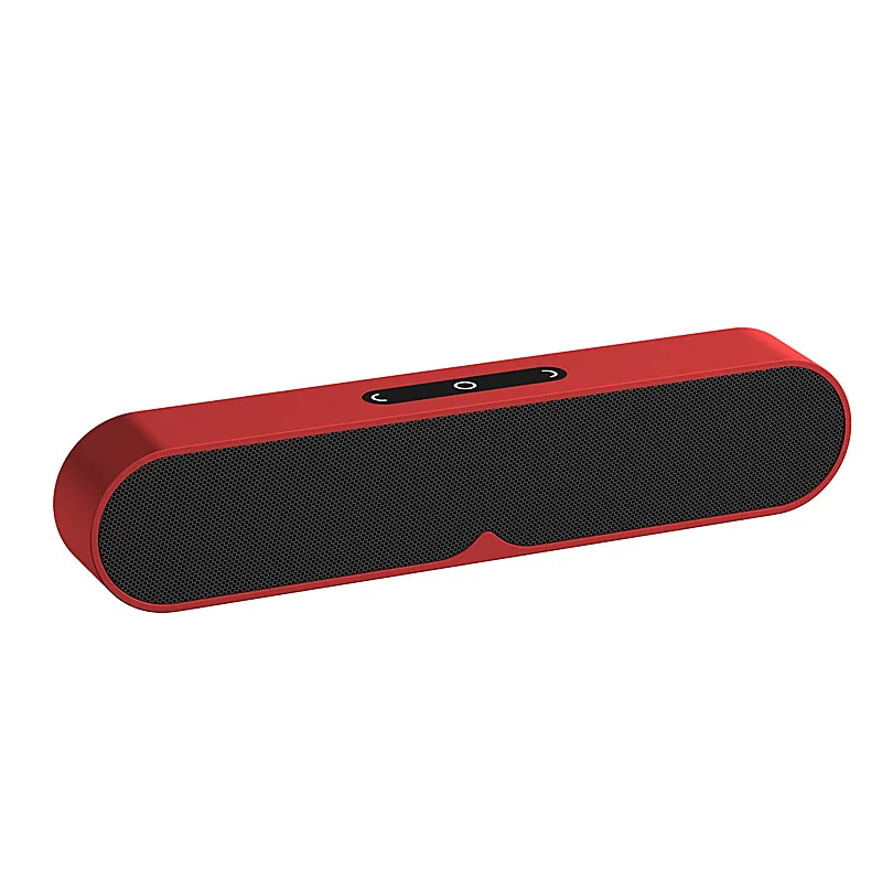 

2020 custom logo Heavy bass hands-free call creative touch car wireless audio speaker, Black, red, silver