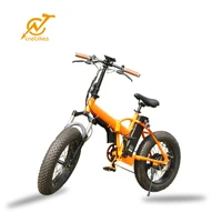 

2019 hot sale Fashionable European 20 inch 48v 500w fat tire ebike folding electric bike