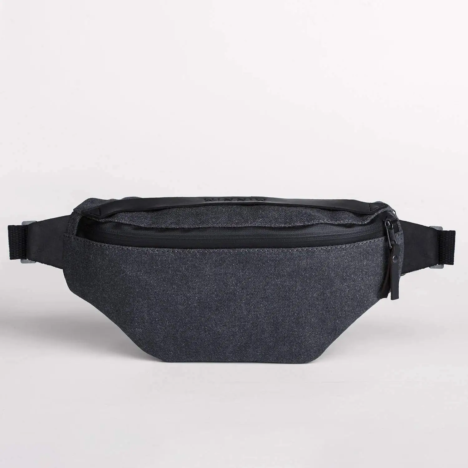 small leather waist pack