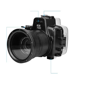 IPX8 Waterproof Underwater Housing Canon EOS 750D