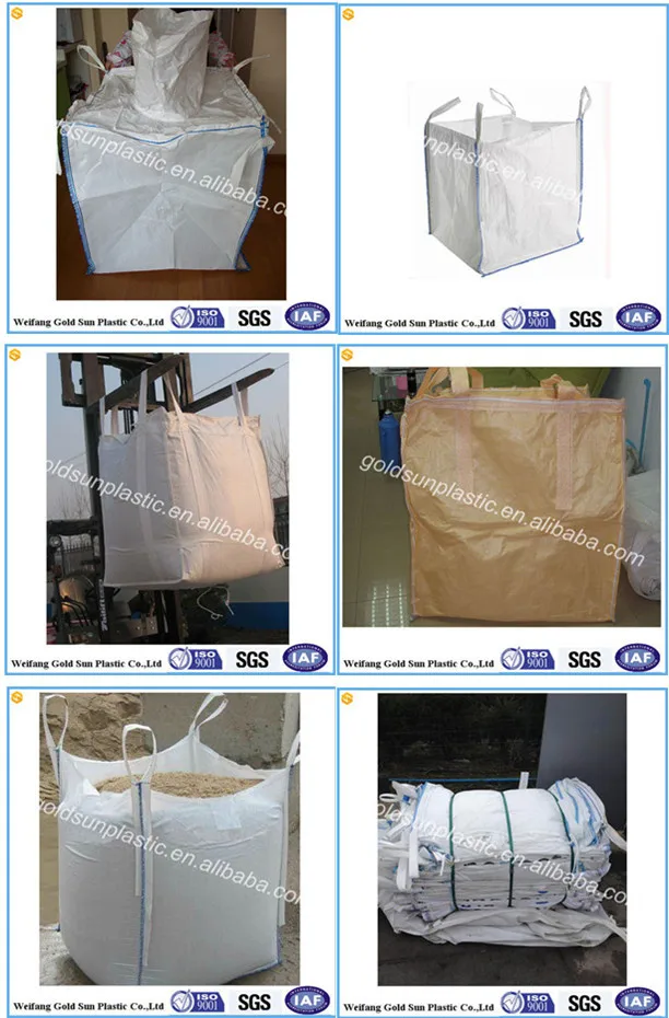 Jumbo Bag Fibc 1 Tonne Big U-panel Bulk Bag Container Bag - Buy Pp ...