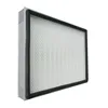 Air filter mini pleated hepa panel filter with aluminum frame