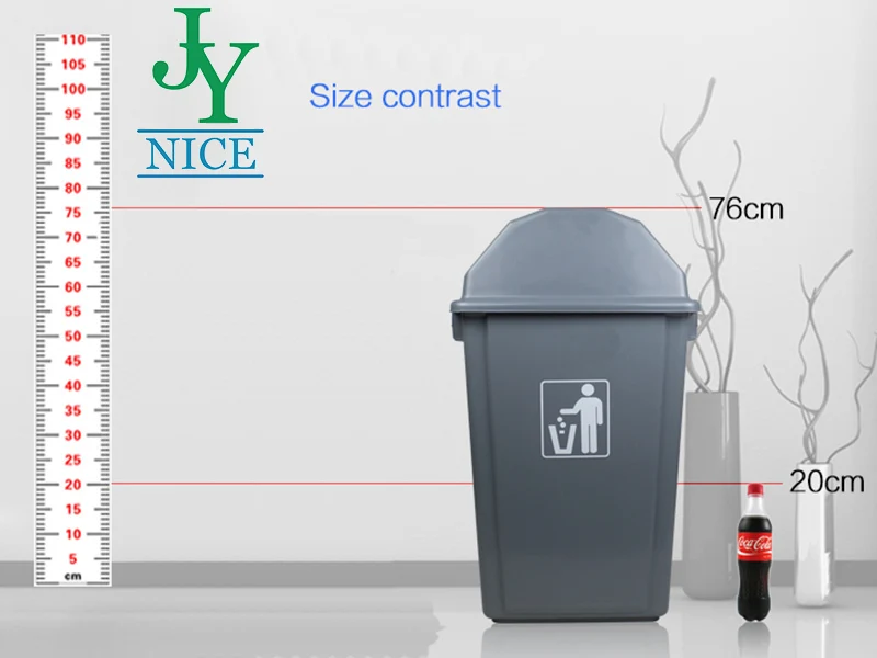 Hospital Outdoor Plastic Ashtray Stand ash barrel waterproof flameproof Household Recycle Trash Bin
