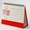 Fashion home & office decoration gift wood block perpetual desk calendar CMYK printing wire-o binding 24 hours service