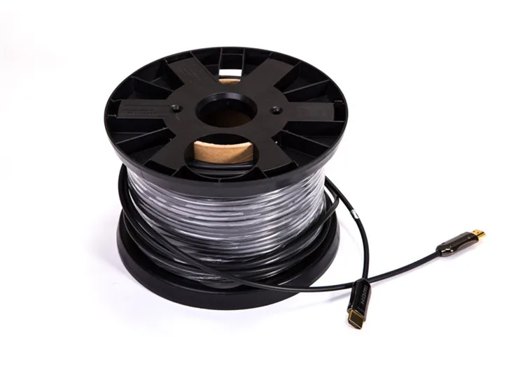 SaiKang gold-plated metal shell electrical hdmi cable 4k 25m 50m 100m 200 meter optical fiber hdmi cable 4k - ANKUX.COM