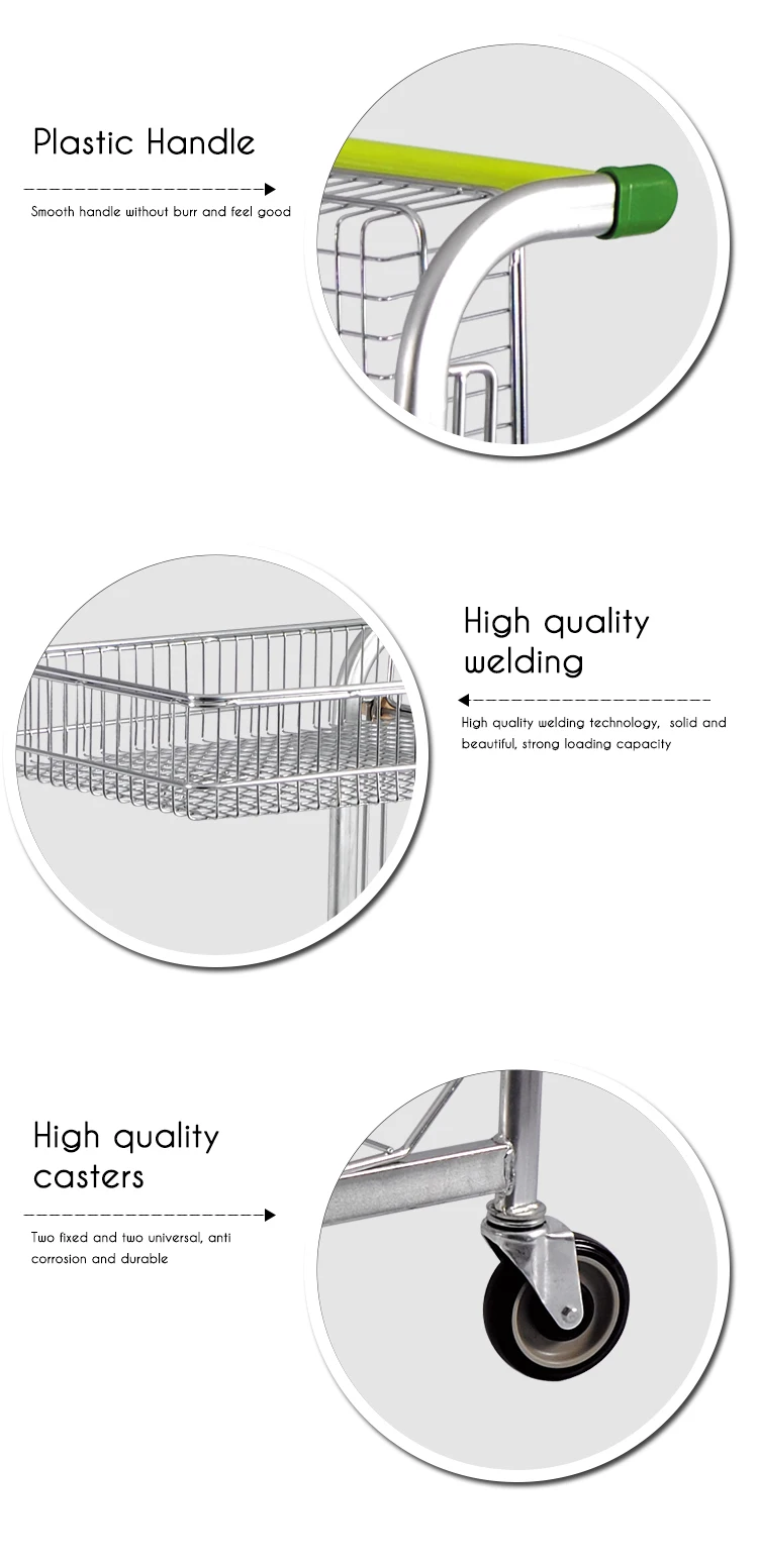 Heavy duty logistic warehouse platform cart