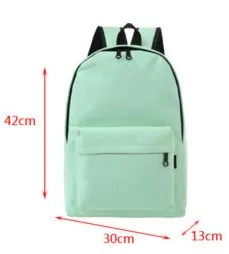 Women Girl Rucksack Backpack Canvas Shoulder School Travel Bag Satchel Bookbag