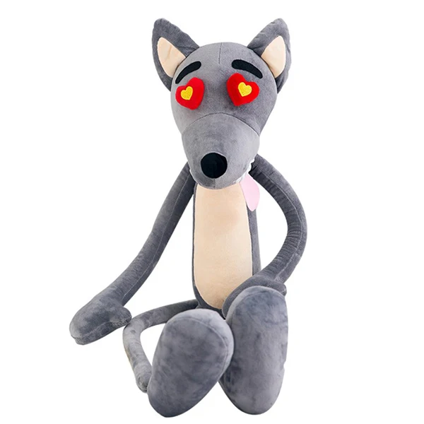 2019 热卖毛绒填充狼玩具超级可爱狼毛绒