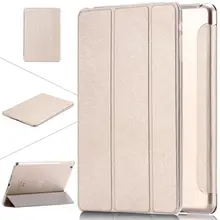 For ipad 5 / 6 Transparent Clear PU Leather Cover for ipad Air / Air2 Tablets Accessories Luxury Stand Smart Case for ipad Air 2