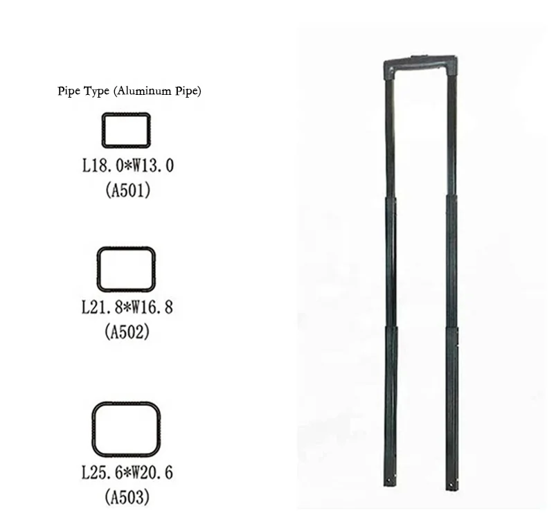 Luggage Bag Parts Detachable Luggage Telescopic Trolley Handle Buy