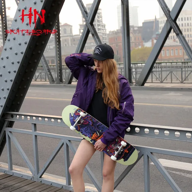 2017 newest maple skateboards longboard complete for Kids, Boys, Girls, Youths, Beginners