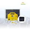 Cell phone solar charger station,20W DC Fan or TV,Indoor small portable led solar home light power system kit for Off-Grid Areas