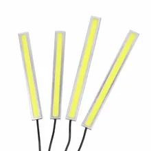1Pcs 2015 New update Ultra Bright LED Daytime Running lights DC 12V 14cm 100% Waterproof Auto Car DRL COB Driving Fog lamp