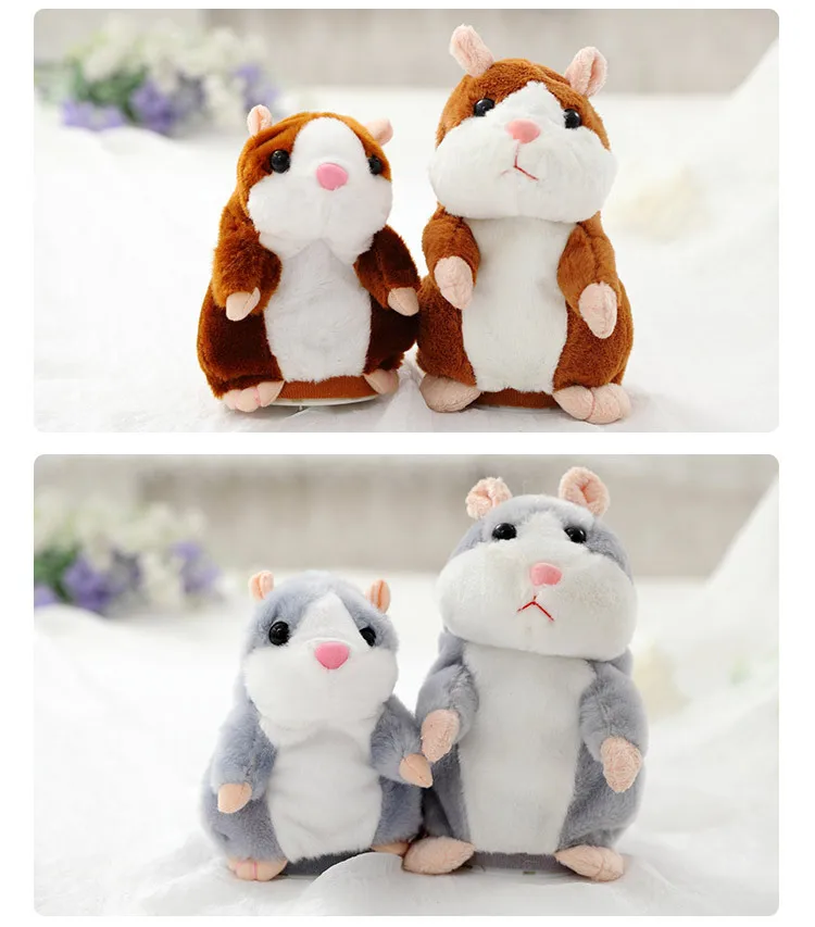 Learn To Talk And Walk Electric Hamsters Vibrate Nodding Voles Stuffed Animals Plush Toy Buy