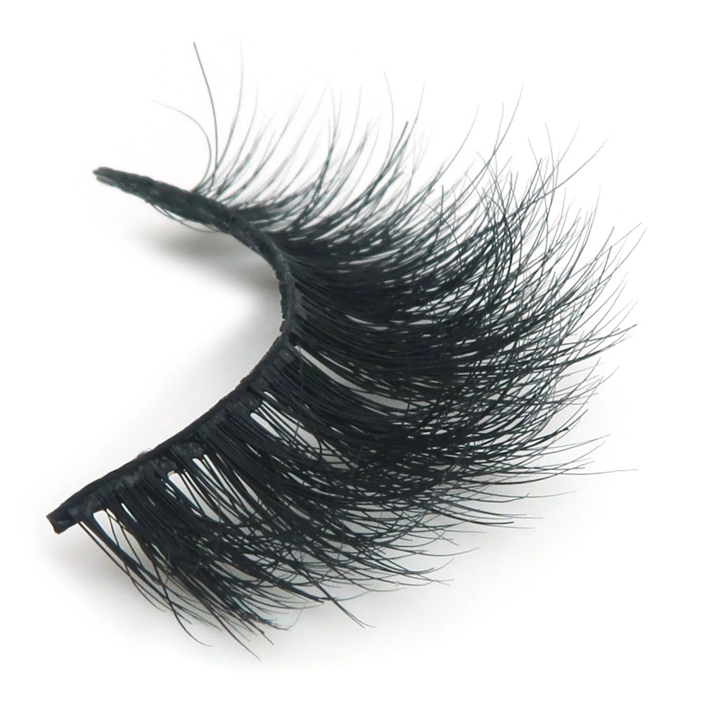 

Worldbeauty 10 pairs false eyelashes 100% real 3d mink fur eye lashes, Black