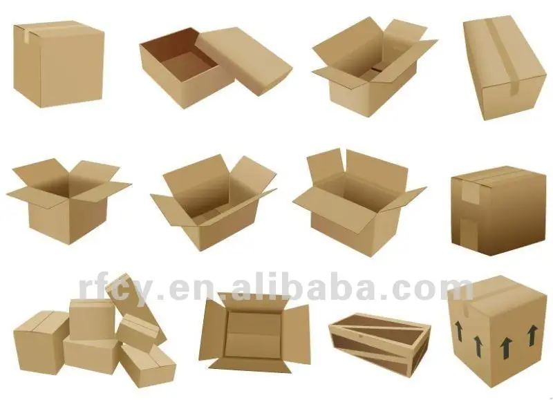 brown corrugated carton box