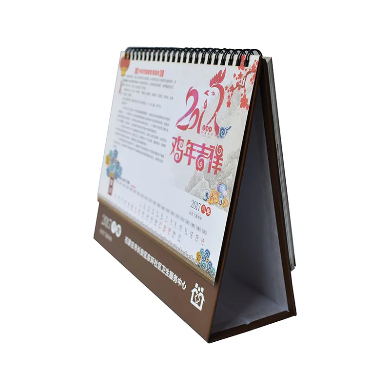 China New Design Customized Monthly Daily Desk Calendars With