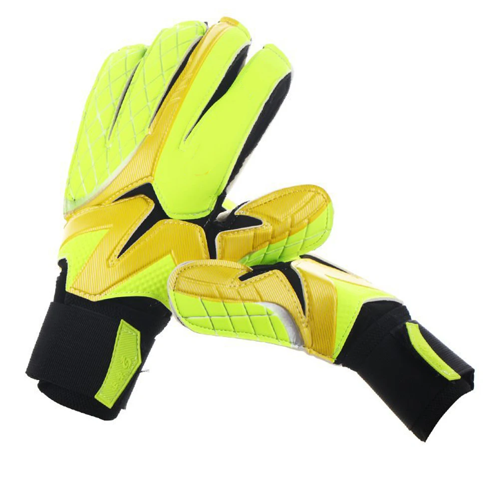 Cheap Goalkeeper Padded Goalie Gloves With Finger Savers - Buy Padded ...