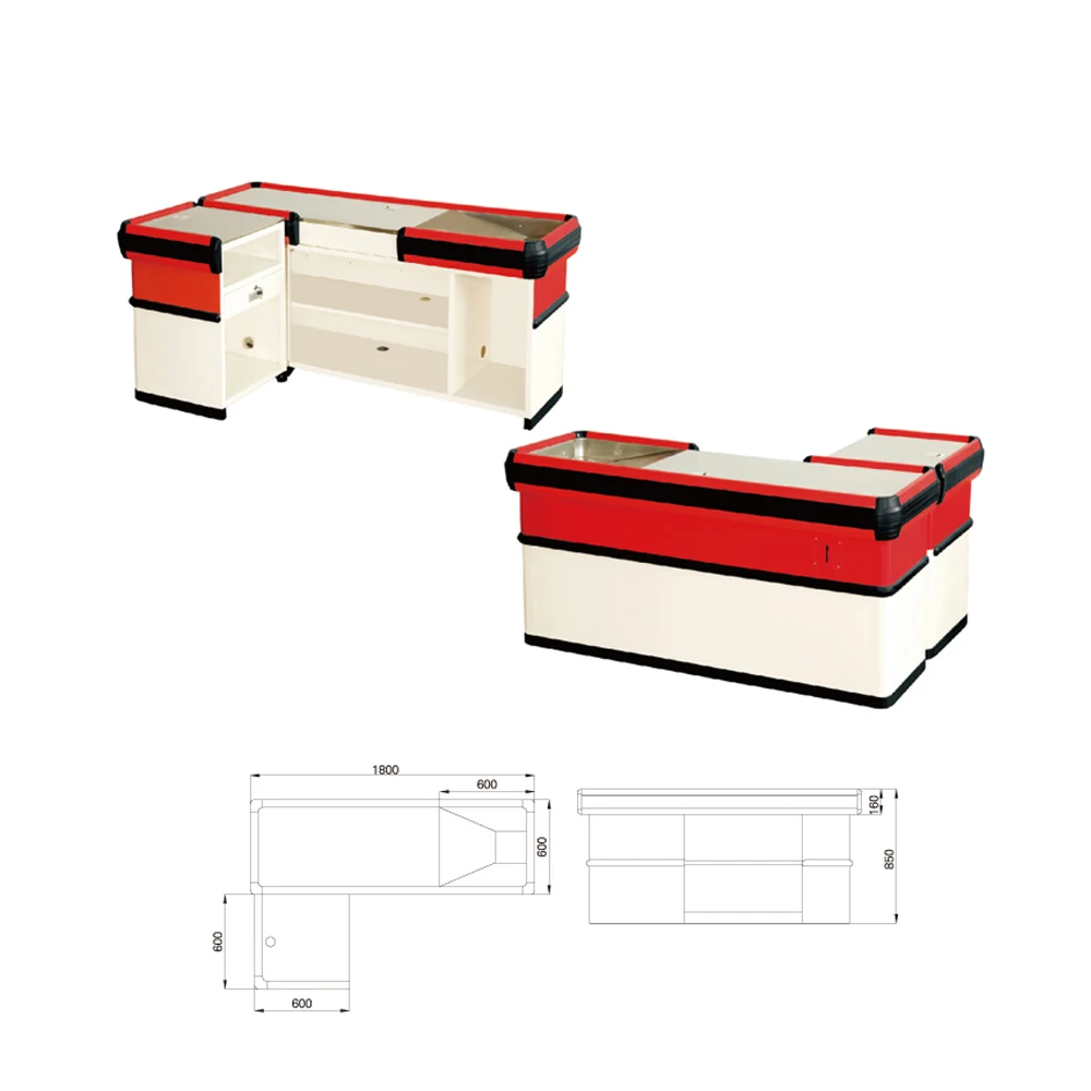 Wholesale Supermarket Various Dimensions Cashier Desk Buy Cashier