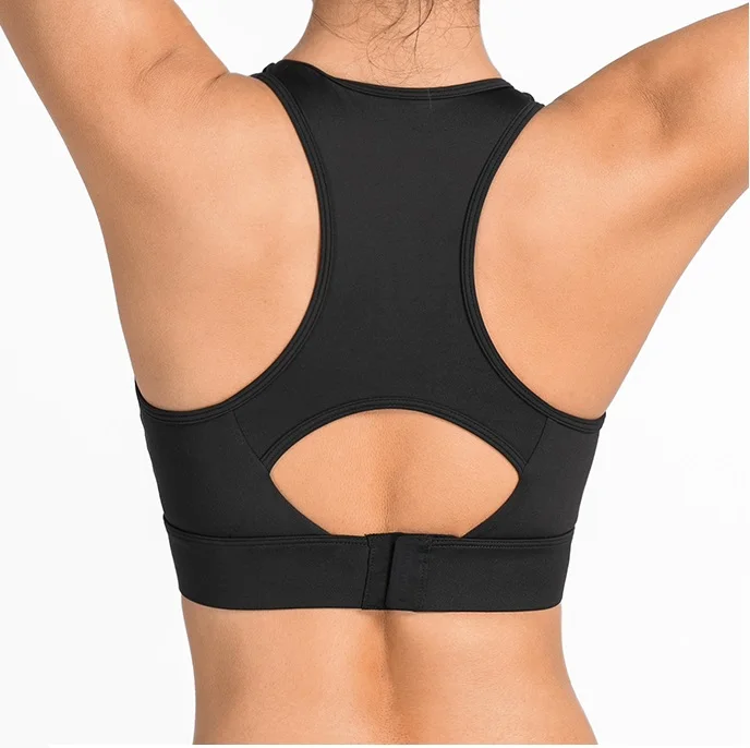 adjustable back sports bra