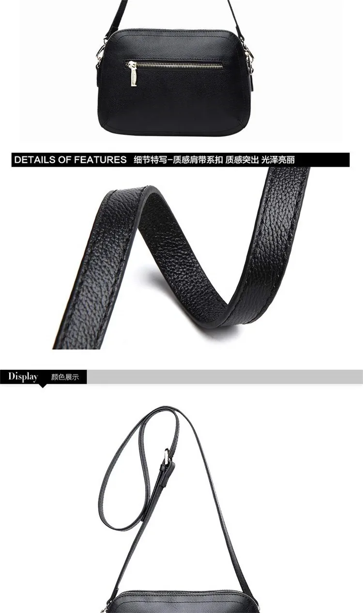 New 2015 Fashion Women Genuine Leather Messenger Bag Shoulder Bags Crossbody Bolsos Carteras Mujer Marca Handbags Famous Brands11