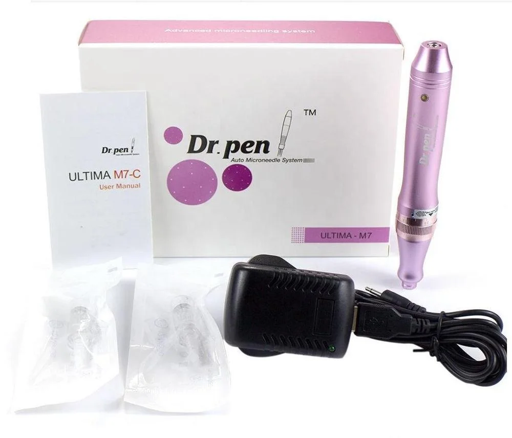 

2019 Good Quality Pink Electric Derma Pen Dr. pen Ultima M7 With 5 Speed Adjustment, Purple