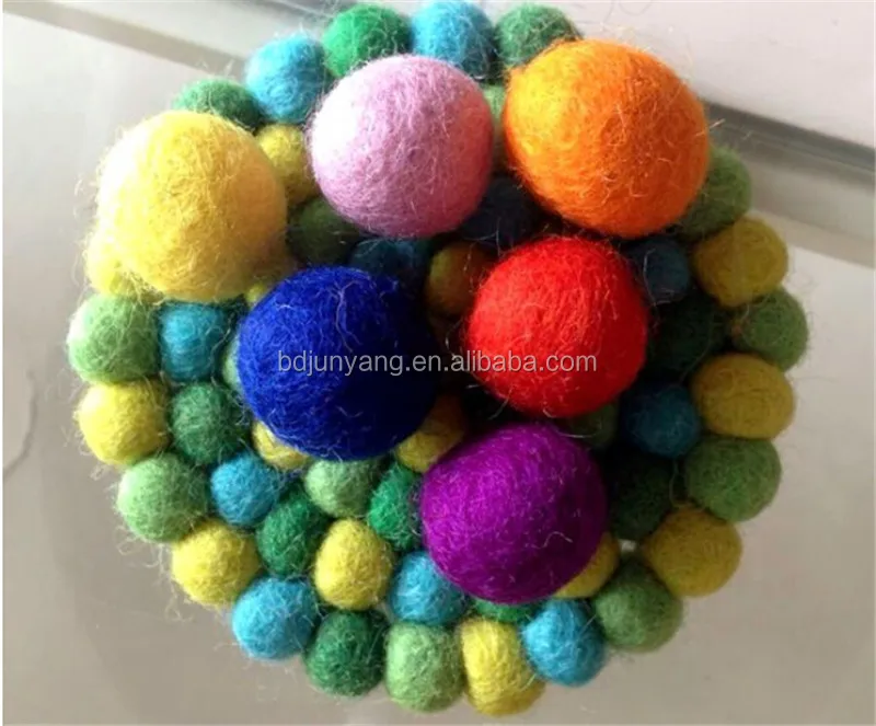 small wool balls