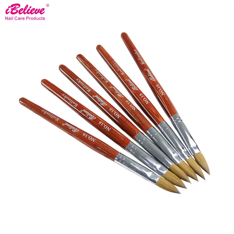 

nail polish brush applicator nail brushes kolinsky acrylic, As picture