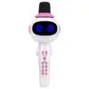 6 Colorful Magic Lights Kids Toy Phone Microphone Wireless For Magic Voice Sing