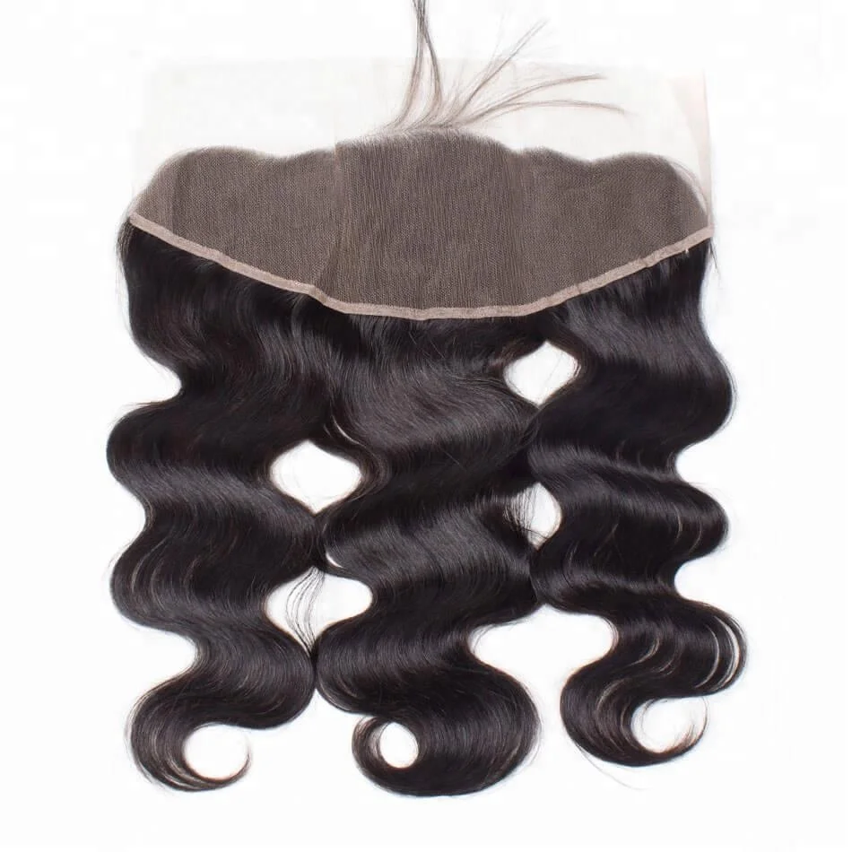 

13X4 Raw Indian Human Hair Frontal With Bundles