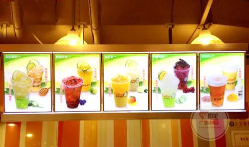 Customizable LED Display Menu Board for Milk-Tea Shops - ODM