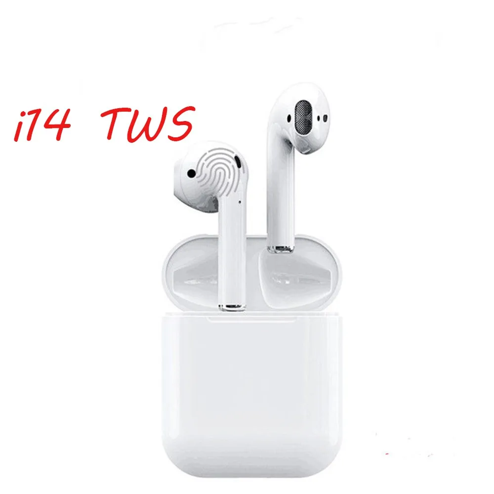 

2019 i14 TWS 1:1 Wireless Bluetooth 5.0 Earphone Earbuds Touch Control For Ifans iPhone Xiaomi airdot PK i13 i10 i12