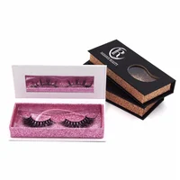 

Eyelash Manufacturer Packaging Box Custom for Hot New Imports Private Label Natural False Eyelashes 100% 5D Mink Lashes