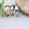 Stainless Steel Self-Defense Protect Shoker Breaker Finger Defensive Ring Gear Rivet Survival Ring For Women Lady Female
